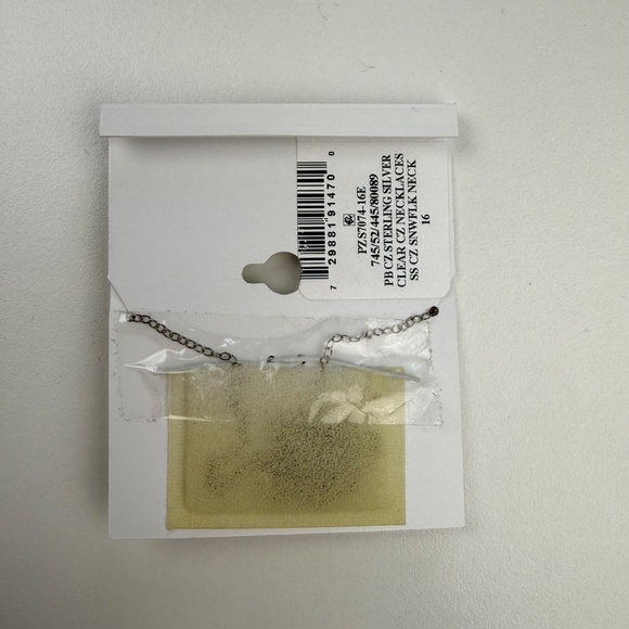 Giani Bernini Womens Sterling Silver Cubic Zirconia Snowflake Pendant Necklace - Picture 4 of 5